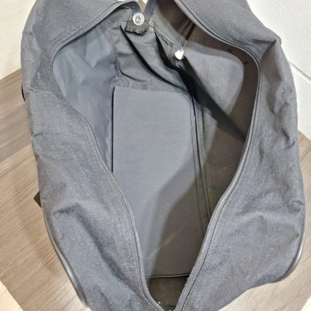Lewis & Hyde Duffel Bag Unisex Large‎ Black Canvas Travel Weekender Carry On